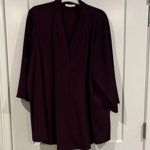 Calvin Klein Deep Purple Blouse